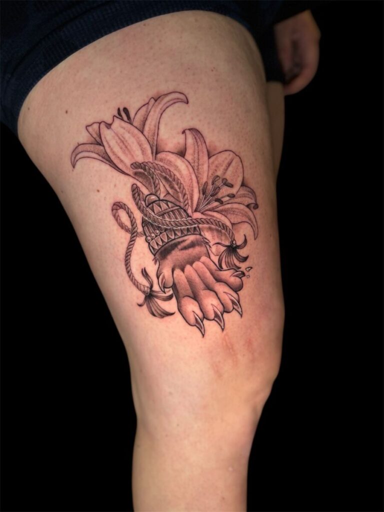 Geometrische tattoo - balans en verbinding