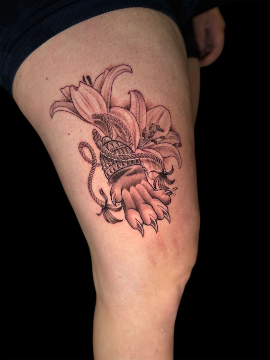 Geometrische tattoo - balans en verbinding