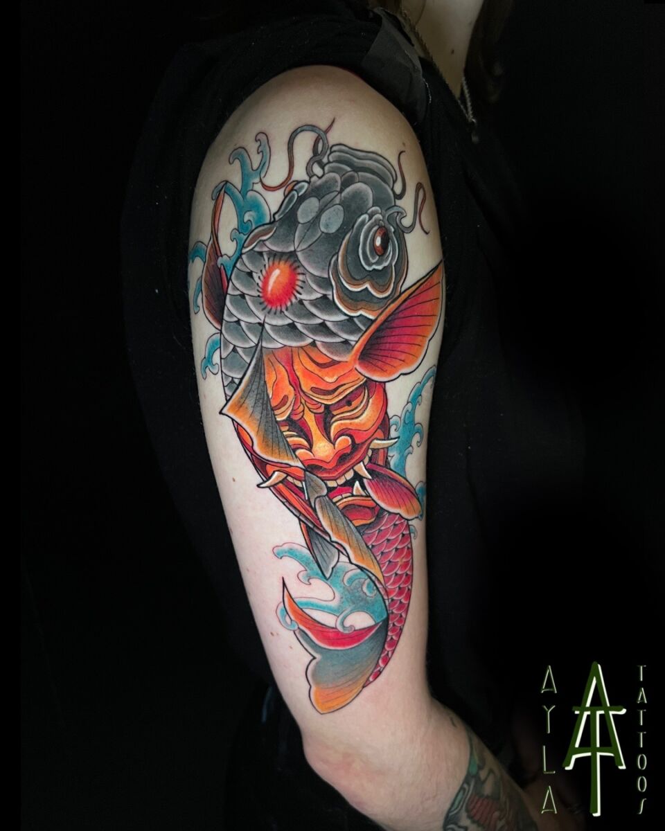 Geometrische tattoo - vormgegeven met precisie